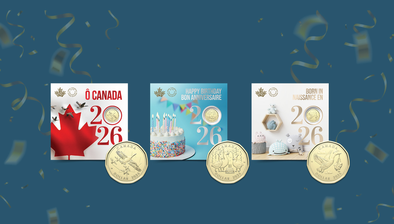2026 coin sets from the Royal Canadian Mint.